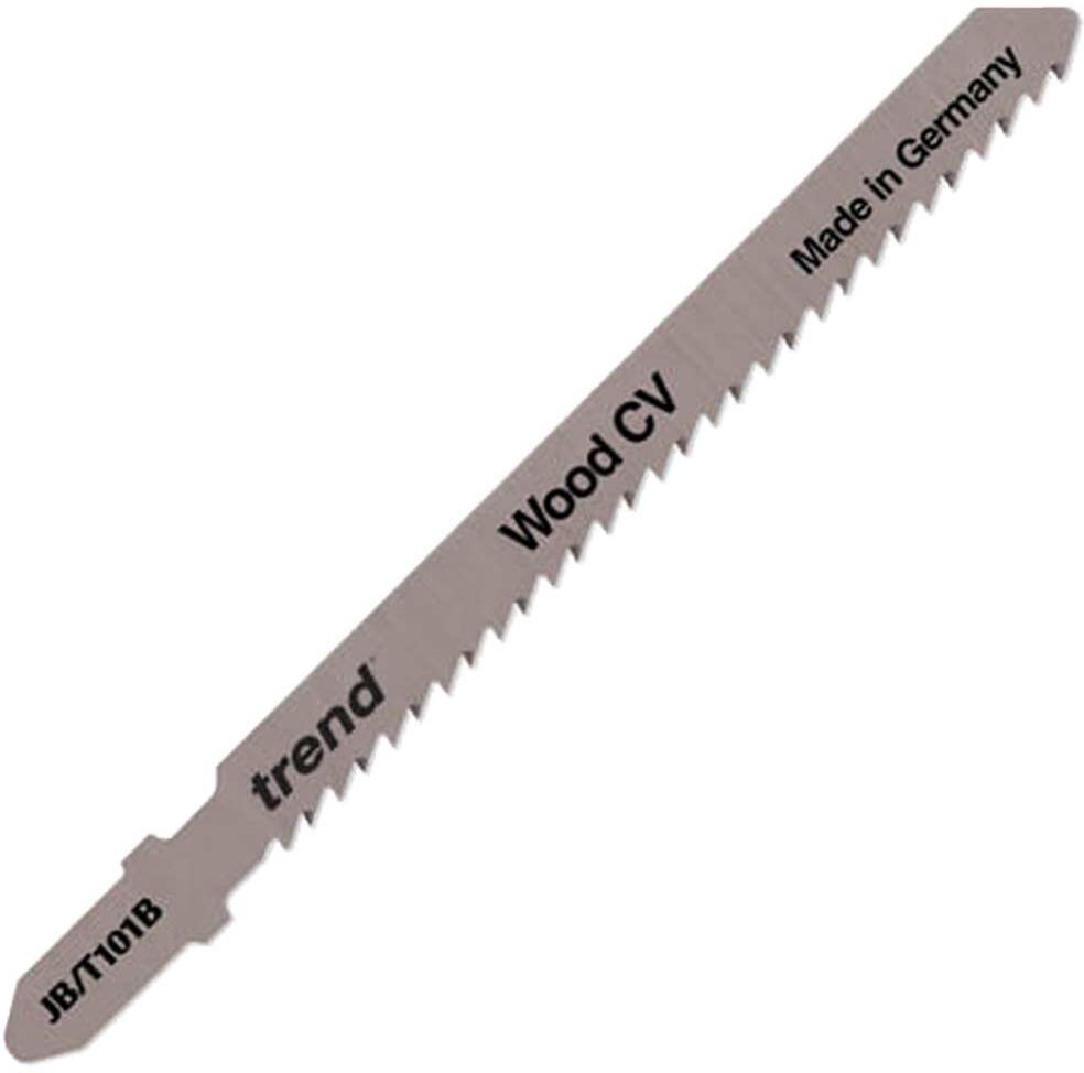 Trend T101B Jigsaw Blade Straight Fine Cut Wood Pack of 5
