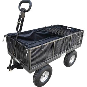 Handy THDLGT Large Steel Garden Trolley with Liner, Tray and Punctureless Wheels 400Kg Handy THDLGT Large Steel Garden Trolley with Liner, Tray and Punctureless Wheels 400Kg