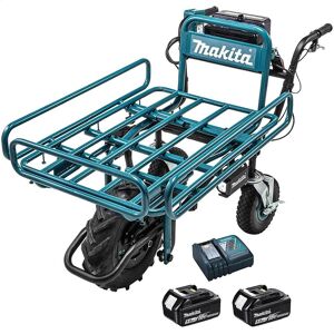 Makita DCU180 18v LXT Cordless Brushless Wheelbarrow and Pipe Frame 2 x 5ah Li-ion Battery Charger Makita DCU180 18v LXT Cordless Brushless Wheelbarrow and Pipe Frame 2 x 5ah Li-ion Battery Charger