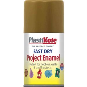 Plastikote Dry Enamel Aerosol Spray Paint Anitque Gold 100ml Plastikote Dry Enamel Aerosol Spray Paint Anitque Gold 100ml