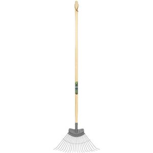 Kew Gardens Carbon Steel Heavy Duty Lawn Rake 1.3m Kew Gardens Carbon Steel Heavy Duty Lawn Rake 1.3m