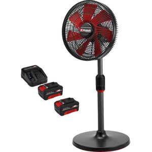 Einhell GE-CF 18/320 P Li 18v Cordless Brushless Pedestal Air Fan 2 x 4ah Li-ion Battery Charger Einhell GE-CF 18/320 P Li 18v Cordless Brushless Pedestal Air Fan 2 x 4ah Li-ion Battery Charger
