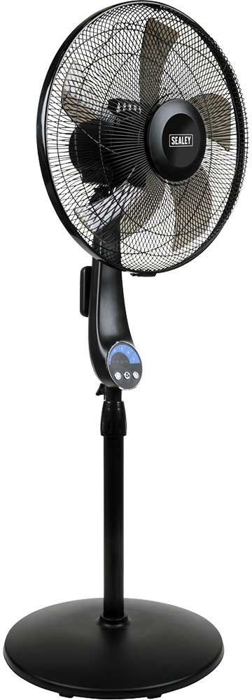 Sealey SFF16Q Quiet High Performance Oscillating Pedestal Fan 16"