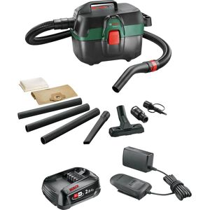 Bosch Home and Garden Bosch ADVANCEDVAC 18V-8 P4A 18v Cordless Portable Wet and Dry Vacuum Cleaner 8L 1 x 2ah Li-ion Battery Charger No Case Bosch Home and Garden Bosch ADVANCEDVAC 18V-8 P4A 18v Cordless Portable Wet and Dry Vacuum Cleaner 8L 1 x 2ah Li-ion Battery Charger No Case