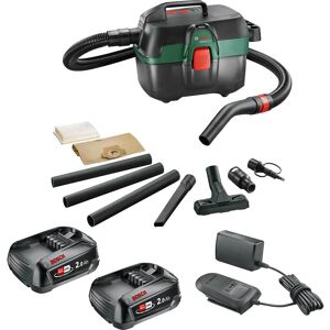 Bosch Home and Garden Bosch ADVANCEDVAC 18V-8 P4A 18v Cordless Portable Wet and Dry Vacuum Cleaner 8L 2 x 2ah Li-ion Battery Charger No Case Bosch Home and Garden Bosch ADVANCEDVAC 18V-8 P4A 18v Cordless Portable Wet and Dry Vacuum Cleaner 8L 2 x 2ah Li-ion Battery Charger No Case