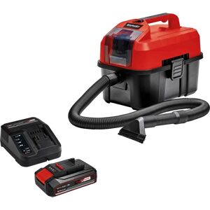 Einhell TE-VC 18/10 Li 18v Cordless Mini Wet and Dry Vacuum Cleaner 10L 1 x 2.5ah Li-ion Battery Charger No Case Einhell TE-VC 18/10 Li 18v Cordless Mini Wet and Dry Vacuum Cleaner 10L 1 x 2.5ah Li-ion Battery Charger No Case