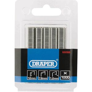Draper Staples 12mm Pack of 1000 Draper Staples 12mm Pack of 1000