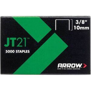 Arrow Staples for JT21 / T27 Staple Guns 10mm Pack of 5000 Arrow Staples for JT21 / T27 Staple Guns 10mm Pack of 5000