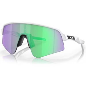 Oakley Sutro Lite Sweep Sunglasses - Matte White Frame / Prizm Road Jade Lens