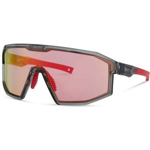 Madison Enigma Sunglasses - Smoke Frame / Pink Rose Mirror Lens