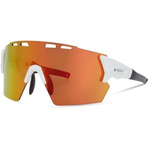 Madison Stealth Sunglasses 3 Lens Pack - Gloss White Frame / Fire Mirror Amber Clear Lens