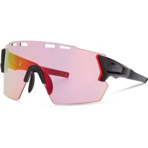 Madison Stealth Sunglasses 3 Lens Pack - Gloss Black Frame / Pink Rose Mirror / Amber / Clear Lens