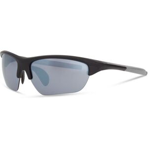 Madison Mission II Sunglasses - Matt Black Frame / Silver Mirror Lens