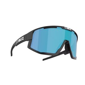 Bliz Fusion Sunglasses - Black/Matt Black Frame / Smoke with Blue Multi Lens