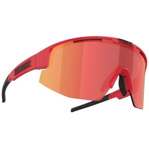 Bliz Matrix Sunglasses - Matt Red Frame / Brown with Red Multi Lens