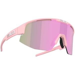 Bliz Matrix Sunglasses - Matt Powder Pink Frame / Brown with Rosegold Multi Lens