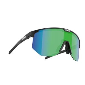 Bliz Hero Sunglasses - Matt Black Frame / Brown with Green Multi Lens