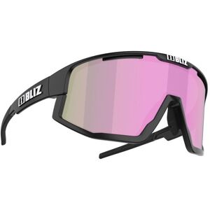 Bliz Fusion Sunglasses - Matt Black Frame / Brown with Rose Multi Lens