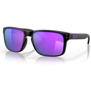 Oakley Holbrook Sunglasses - Matte Black Frame / Prizm Violet Lens