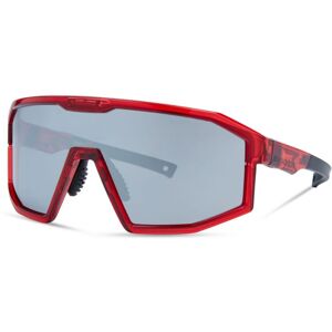 Madison Enigma Sunglasses 3 Lens Pack - Crystal Red Frame / Black Mirror / Amber / Clear Lens Madison Enigma Sunglasses 3 Lens Pack - Crystal Red Frame / Black Mirror / Amber / Clear Lens