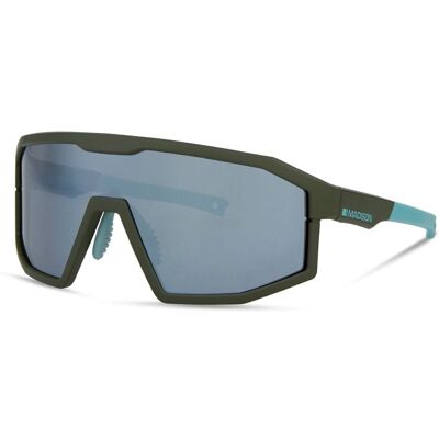 Madison Enigma Sunglasses 3 Lens Pack - Olive Frame / Smoke Mirror / Amber / Clear Lens Madison Enigma Sunglasses 3 Lens Pack - Olive Frame / Smoke Mirror / Amber / Clear Lens