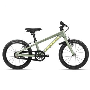 Orbea MX 16 Kids Bike - 2024 - Metallic Green Artichoke (Matt) - Yellow (Matt)