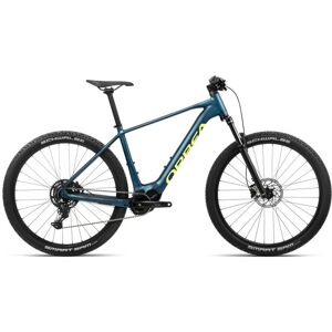 Orbea Urrun 40 Hardtail e-Bike - 2024 - Medium, Borealis Blue (Matt) - Luminous yellow (Gloss)