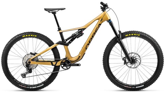 Orbea Rallon M20 Full Suspension Mountain Bike - 2023 - Golden Sand / Black / Matt, Medium