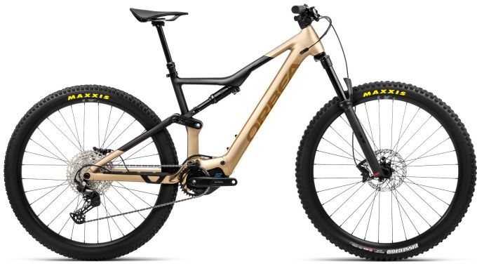 Orbea Rise H30 Full Suspension e-Bike - 2023 - Baobab Brown Cosmic Brown Matt, Large