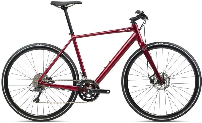 Orbea Vector 30 Hybrid Bike - 2023 - Medium, Metallic Dark Red Gloss