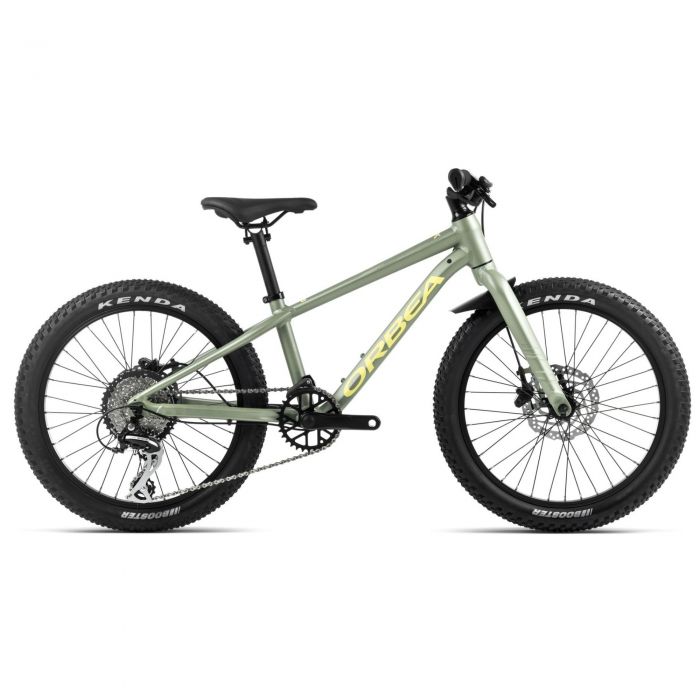 Orbea MX 20 Team Disc Kids Bike - 2024 - Metallic Green Artichoke (Matt) - Yellow (Matt)