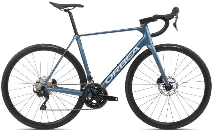 Orbea Orca M30 Road Bike - 2024 - Slate Blue-Halo Silver (Matt), 53cm