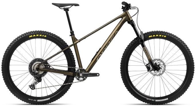 Orbea Laufey H30 Hardtail Mountain Bike - 2024 - Metallic Olive Green-Titanium Black (Gloss), Medium