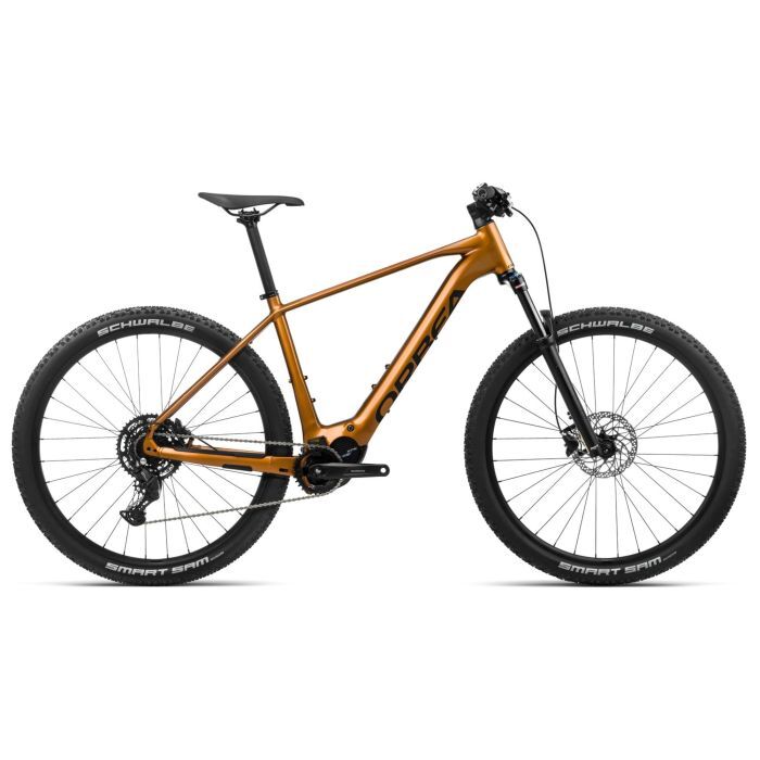 Orbea Urrun 40 Hardtail e-Bike - 2024 - Leo Orange (Gloss) - Black (Matt), Large