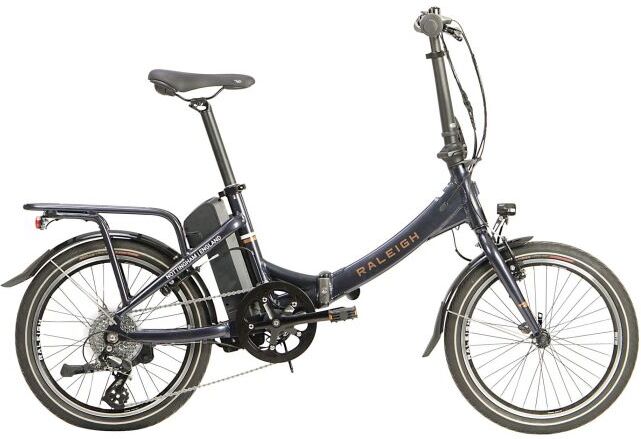 Raleigh Stow-E-Way Folding e-Bike - Blue