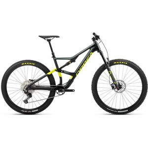 Orbea Occam H30 Full Suspension Mountain Bike - 2023 - Metallic Dark Green-Lime Green (Matt), Large