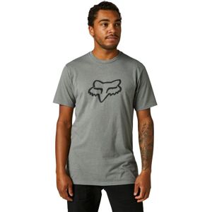 Fox Clothing Legacy Fox Head SS Tee - XXL, Heather Graphite