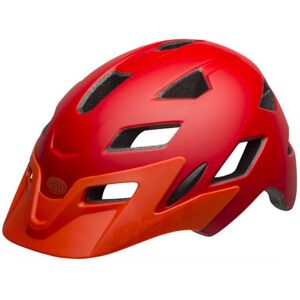 Bell Sidetrack Kids Helmet - Matt Red / Orange