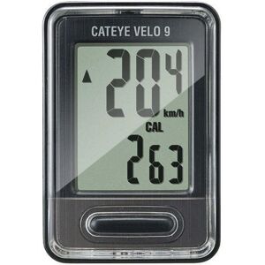 Cateye Velo 9 Wired Cycle Computer - Black