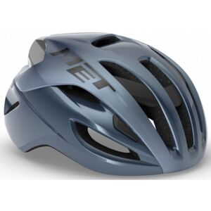 MET Rivale MIPS Road Helmet - Small, Navy Silver Matt