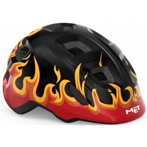 MET Hooray Kids Helmet - S Flames Glossy