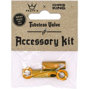 Peaty's x Chris King MK2 Tubeless Valve Accessory Kit - Mango