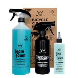 Peaty's Wash Degrease Lubricate Bicycle Cleaning Kit - Dry - 1 Litre