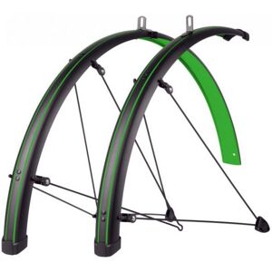 SKS Bluemels Stingray 28 45mm Mudguard - Matt Black / Lime Green