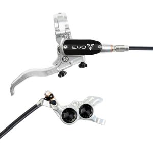 Hope Tech 4 EVO GR4 Hydraulic Disc Brake - Silver / BlackFront Right HandStandard Hope Tech 4 EVO GR4 Hydraulic Disc Brake - Silver / BlackFront Right HandStandard