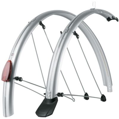 SKS Chromoplastic Road Mudguard Set - 700x38-45 - Hybrid Silver SKS Chromoplastic Road Mudguard Set - 700x38-45 - Hybrid Silver