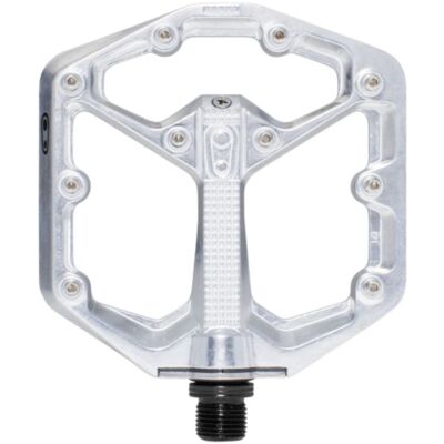 crankbrothers Stamp 7 Flat Pedals - Silver, Large crankbrothers Stamp 7 Flat Pedals - Silver, Large