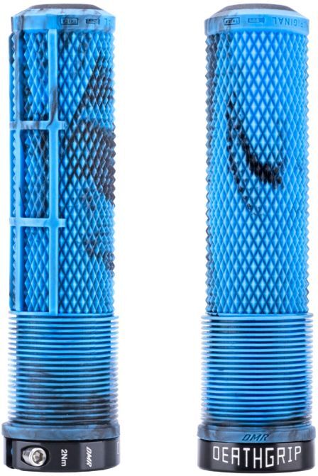 DMR DeathGrip2 Flangeless Grips - Thick, Marble Blue