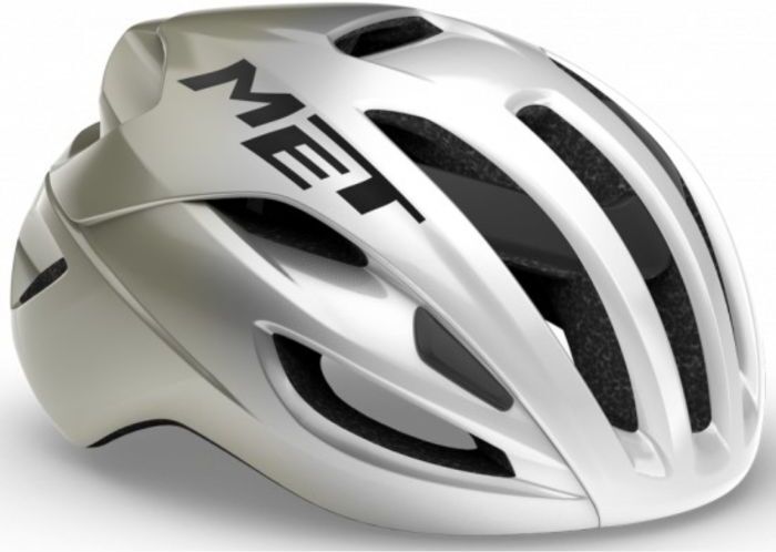 MET Rivale MIPS Road Helmet - Silver / Grey, Large