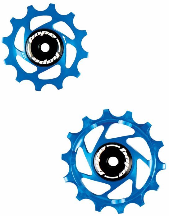 Hope 12/14 Tooth Jockey Wheels - Blue